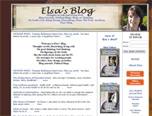 Tablet Screenshot of elsasblog.com
